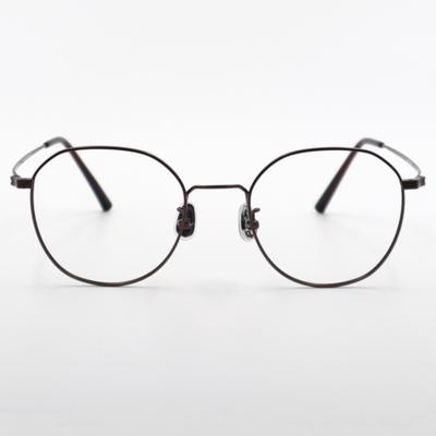 Aloeyewear ALO BASIC AL8203 1616M Мягкие квадратные коричневые металлические очки