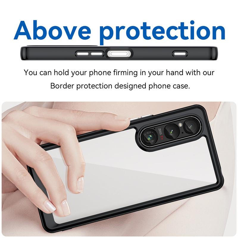 Для Sony Xperia 10 VI Чехол для Xperia 10 VI Чехол Цветной Мягкий Силиконовый Прозрачный Противоударный Бампер для Xperia 10 VI