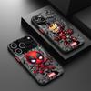 Чехол для iPhone 17 Pro Max 7 8 SE 16 Plus 13 Mini 14 12 11 15 17e Air XS XR Задняя крышка телефона Дэдпул И Росомаха