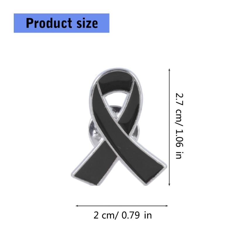 Band Pin, Pack of 50 Metal Awareness Lapel Pin Band Brooch Pin Hope Pin Enamel Jewellery Pin for Decoration