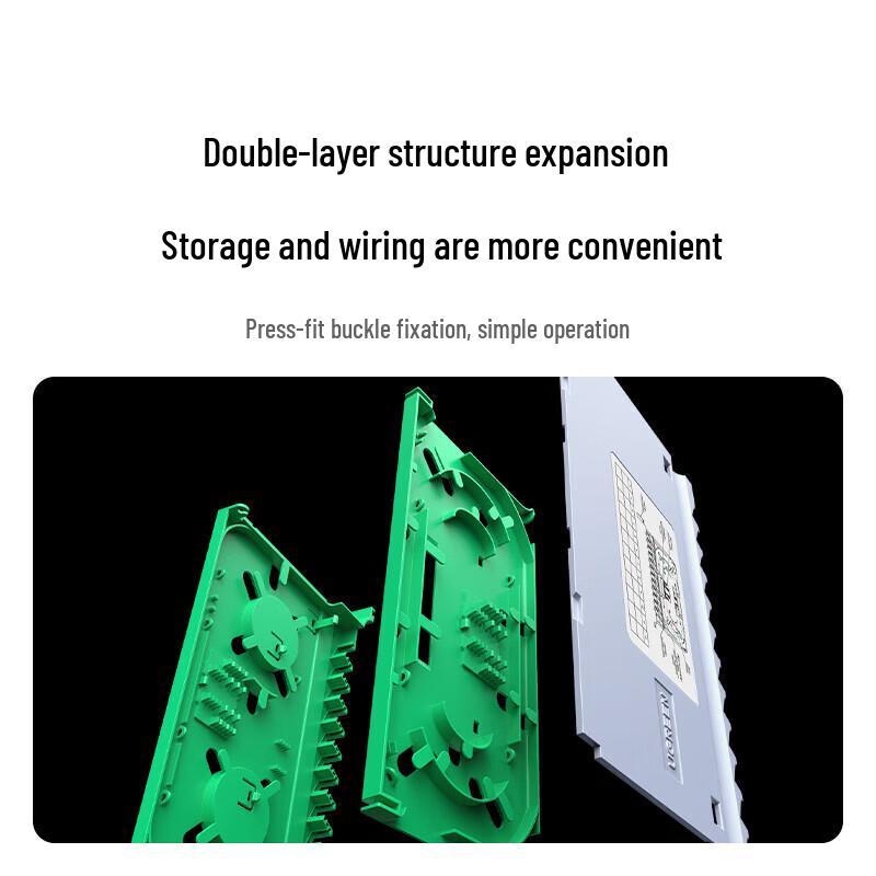 Ugreen 1U 12-портовая ST одномодовая волоконно-оптическая патч-панель