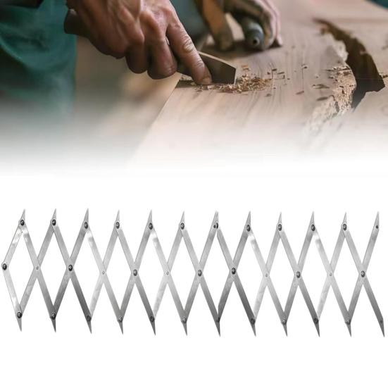 Yousheng 3/7/9/12 Point Center Finder Spacing Layout Tool High Accuracy Easy To Use Center Finding Tool Woodworking Measurement Kit