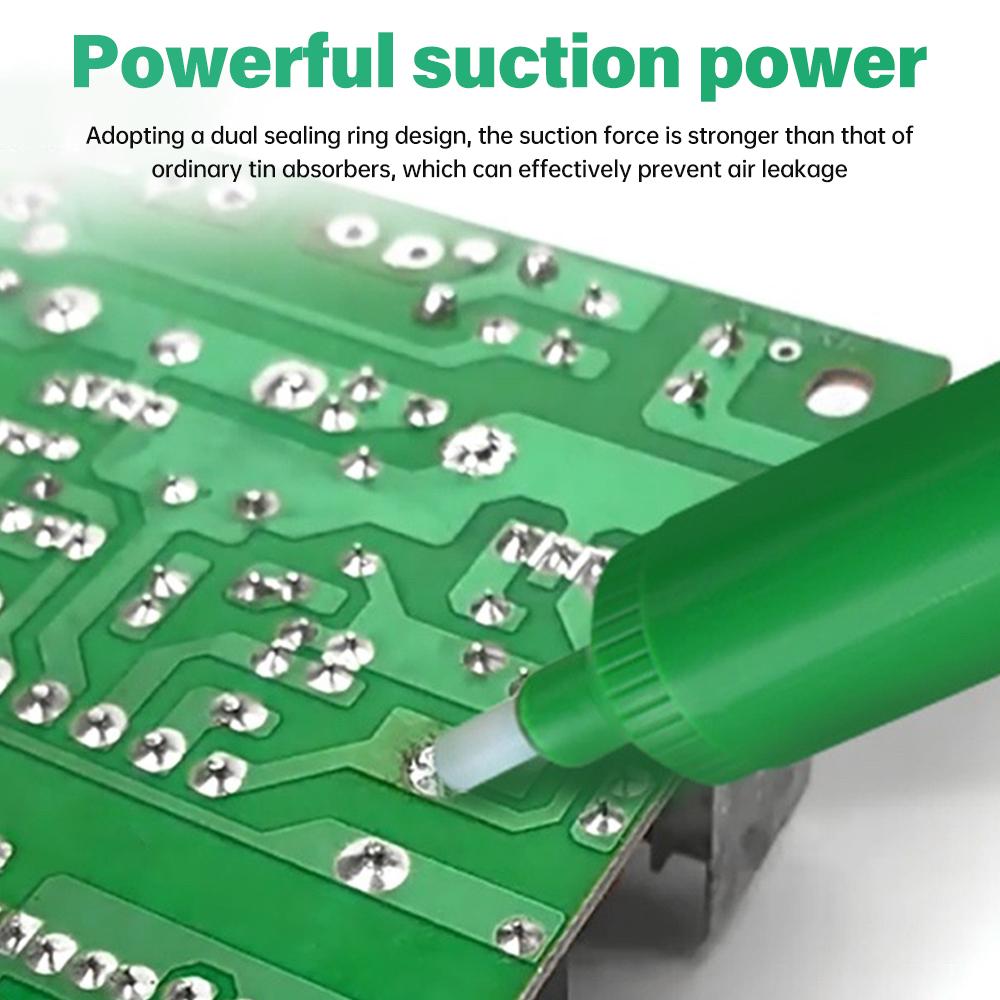 Ручной пластиковый припойный насос, паяльный карандаш, паяльник, промышленный инструмент для отсоса припоя, демонтажный инструмент