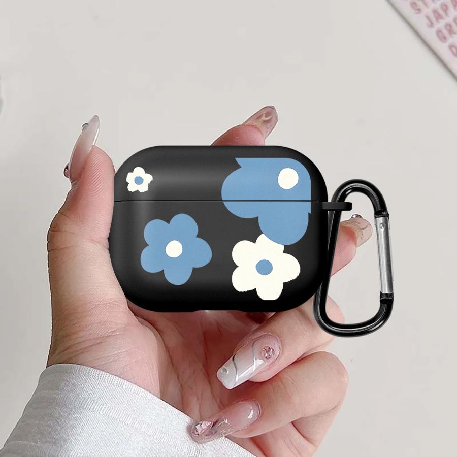 Синий Розовый Цветочный Чехол Для Airpods 3 Pro 1 Pro3 4 2 Pro2 Чехлы Для Наушников Обложка