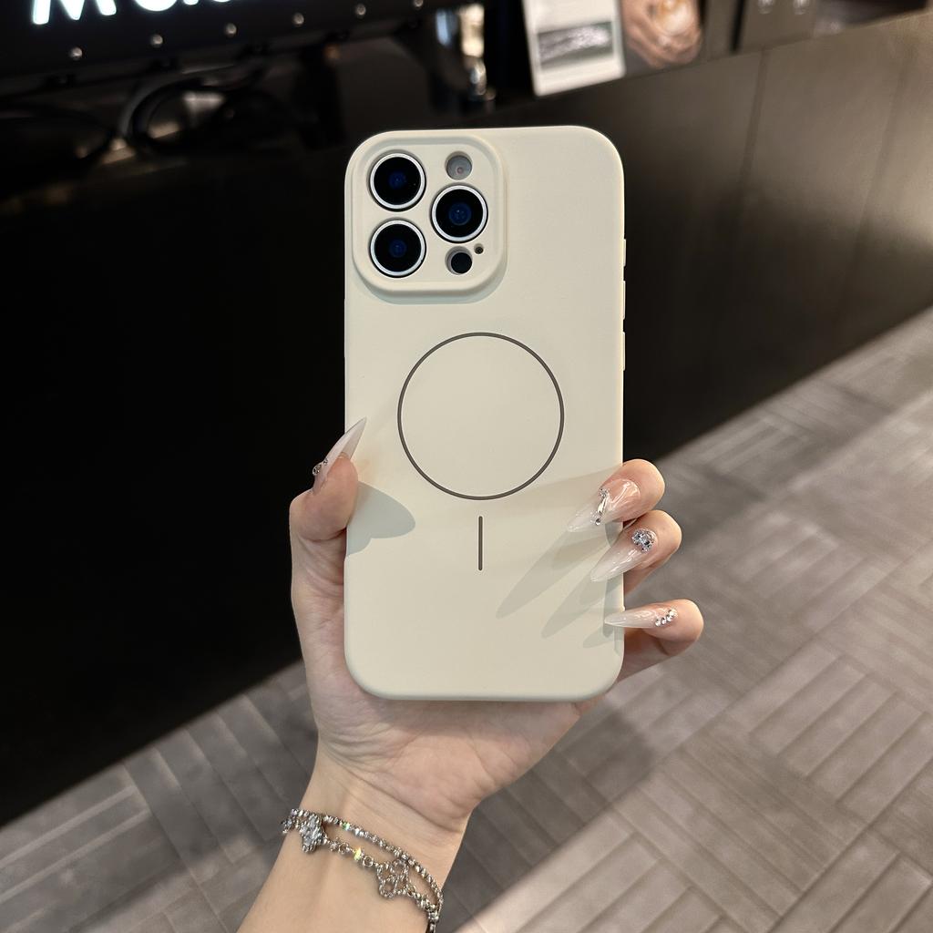 Магнитный чехол из жидкого силикона с кнопками управления камерой для iPhone 16 E 15 14 Plus 13 12 11 Pro X XS XR Max для Magsafe, бронированный чехол