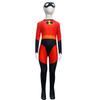 Incredibles Cartoon Jumpsuit Costume Agent Team Cosplay Outfit for Halloween Performance