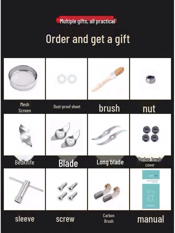 Бытовая зернодробилка из нержавеющей стали - Машина для сверхтонкого помола