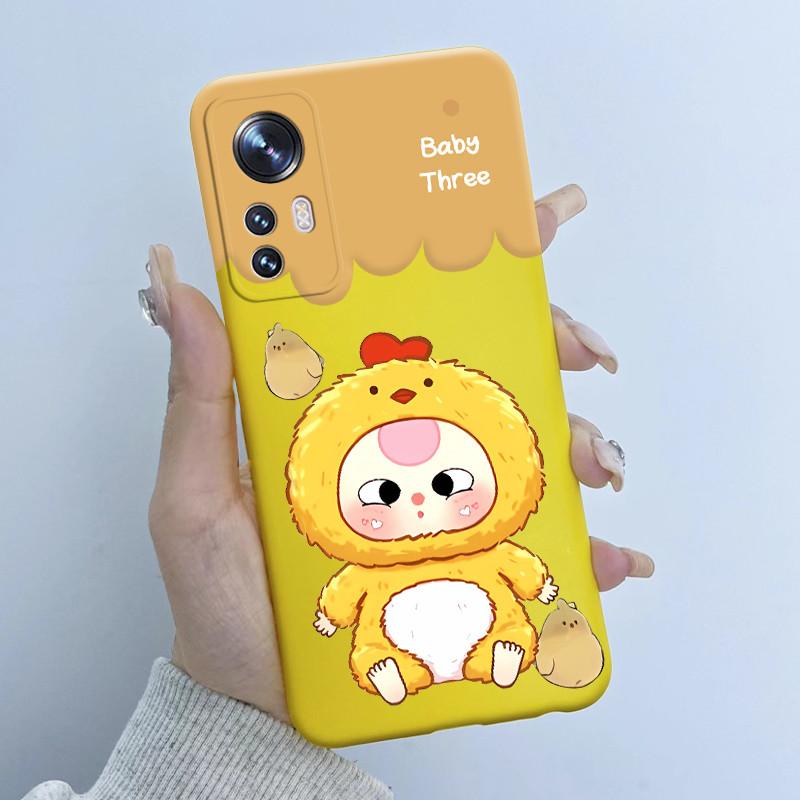 Чехол для Xiaomi 12 12X Для Xiaomi Mi 12 Pro Девочка с цветами Новый дизайн Задняя крышка Корпус Для Mi12 12Pro Мягкий силикон Funda Чехол