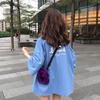 Harajuku Style Oversized T-shirt Women Printing Seven Points Sleeve Loose Round Neck Street Plus Size Top