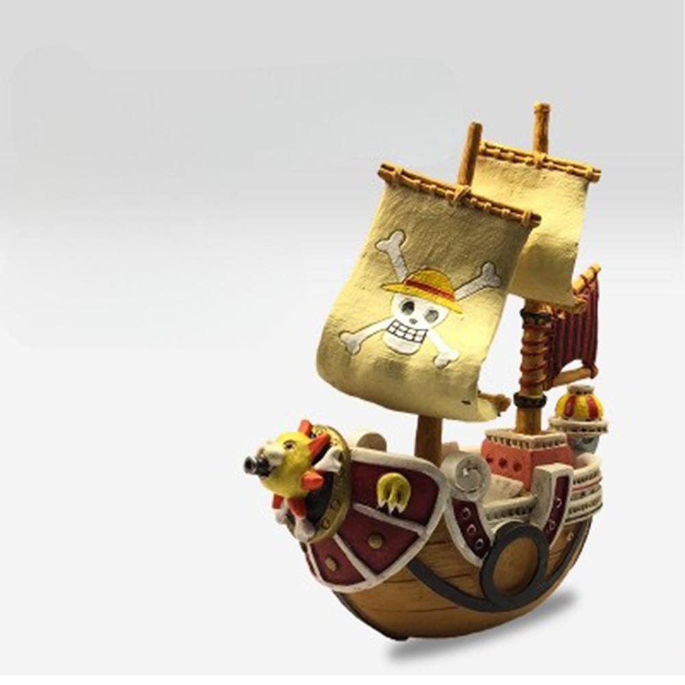Aquarium Pirate Sunk Ship Boat Resin Ornament For Aquarium Fish Tank Landscaping Decoration