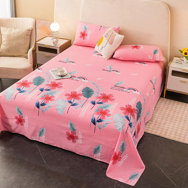Простыни в цветочном стиле, мягкие, плоские простыни, домашнее постельное белье, односпальные/двуспальные/размера «queen-size», простыни sabanas para cama (Наволочка Нужен заказ)