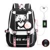 Casual Schoolbag Animation My Hero Academy Peripheral Printing Large Capacity Junior High School Students USB Backpack