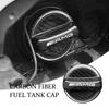 Carbon Fiber Fuel Tank Cap AMG Emblem Fuel Tank Decorative Sticker For Mercedes Benz AMG W177 W176 X166 X167 C257 C218 X253 C118 BE1