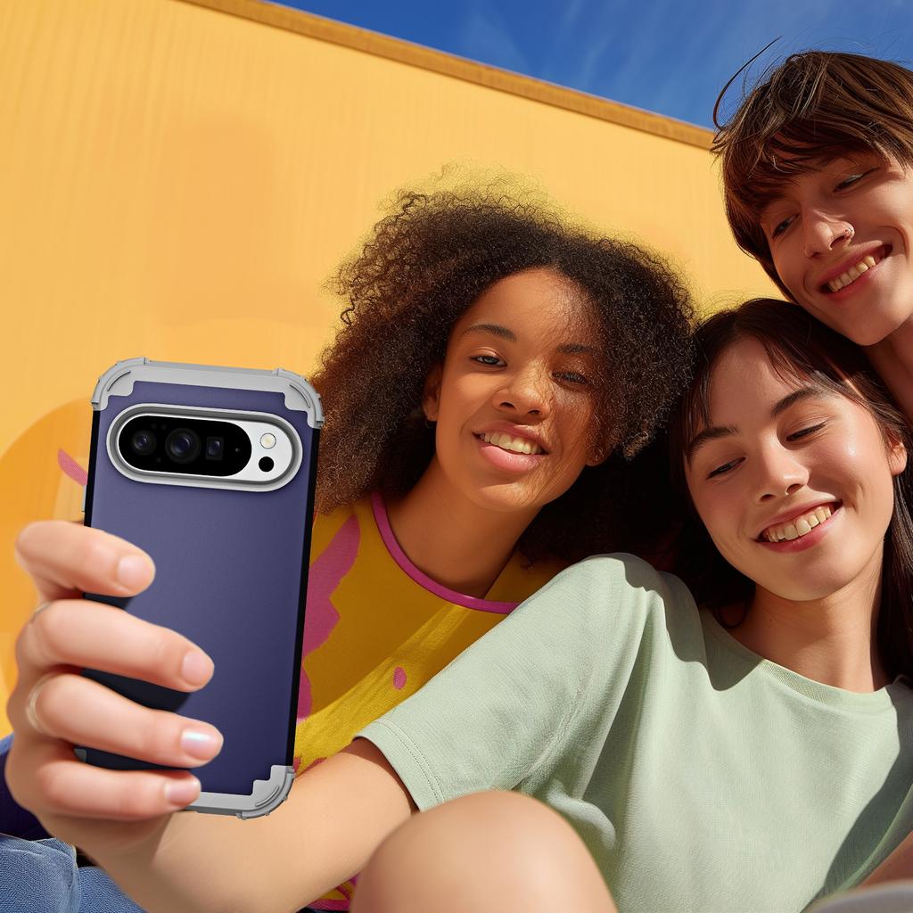 Для Google Pixel 10/10 Pro Чехол Противоударный ПК+ТПУ Задняя крышка телефона