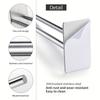 Towel Rack Hand Towel Holder No Drilling Wall Mounted Stainless Steel Space Saving Double Towel Bar for Bathroom