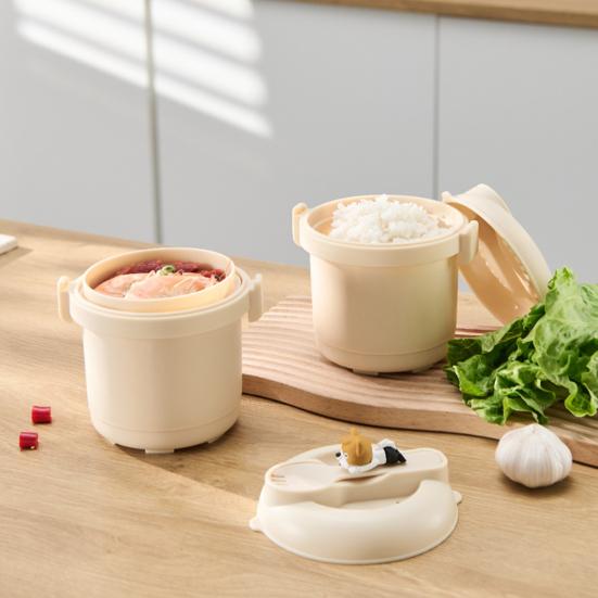 Микроволновая рисоварка пластиковая пароварка без бисфенола А с запирающейся крышкой для рассыпчатого риса 585 мл контейнер для овощей, пригодный для микроволновки