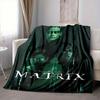 1 шт. Фланелевое одеяло «Матрица» - HD-печать, легкое, мягкое, теплое, всесезонное одеяло для дивана, кровати, путешествий, кемпинга 025