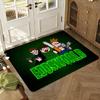 Edd-sworld Floor Mat Soft Thickened Absorbent Non-Slip Bedroom Living Room Door Mat Home Decor Flannel Rugs