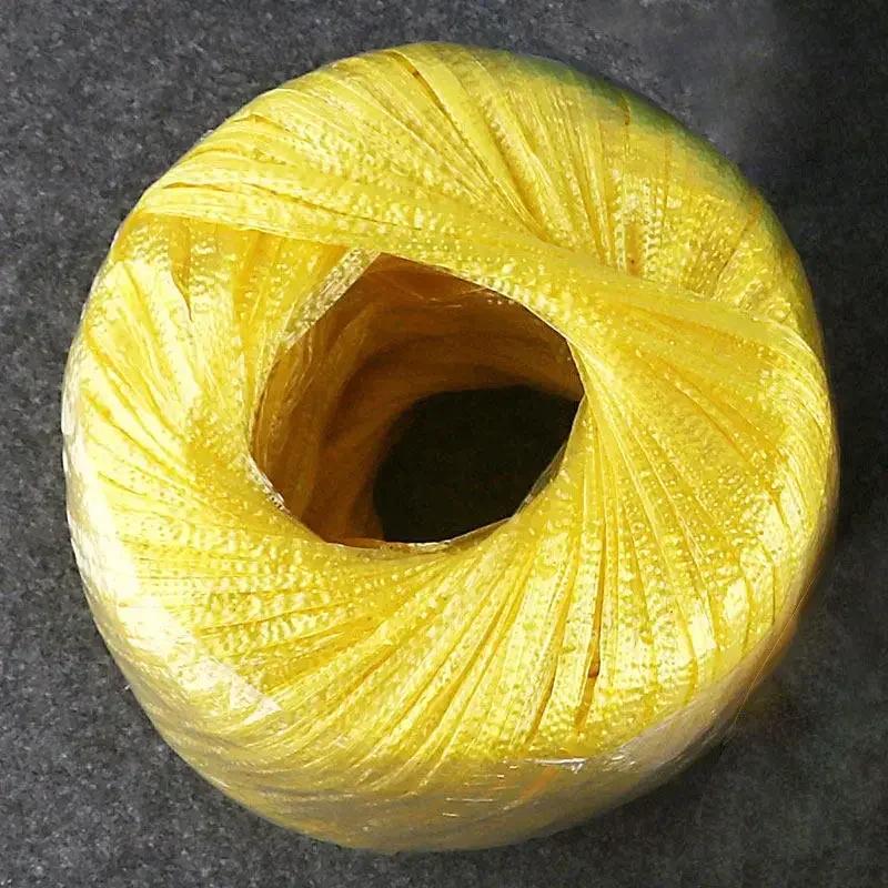 5 Rolls Color Plastic Glass Book Binding Rope Wear Resistant Packaging Tear Ropes Woven Bag Packaging Household Nylon Tying Belt