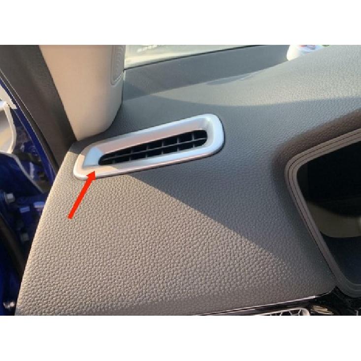 Front Upper Air Vent Outlet Cover Trim For - Honda Civic ABS Matte 2pcs