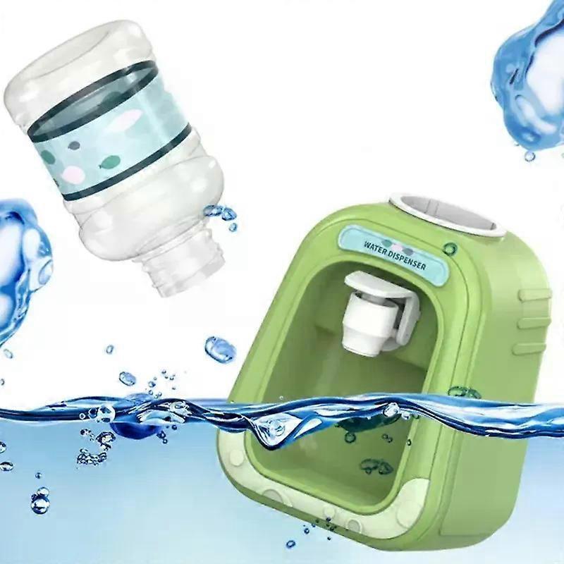 1PC Mini Play House Cartoon Water Dispenser Rotatable and Detachable Cartoon Children S Beverage Machine Interactive Kids Toys