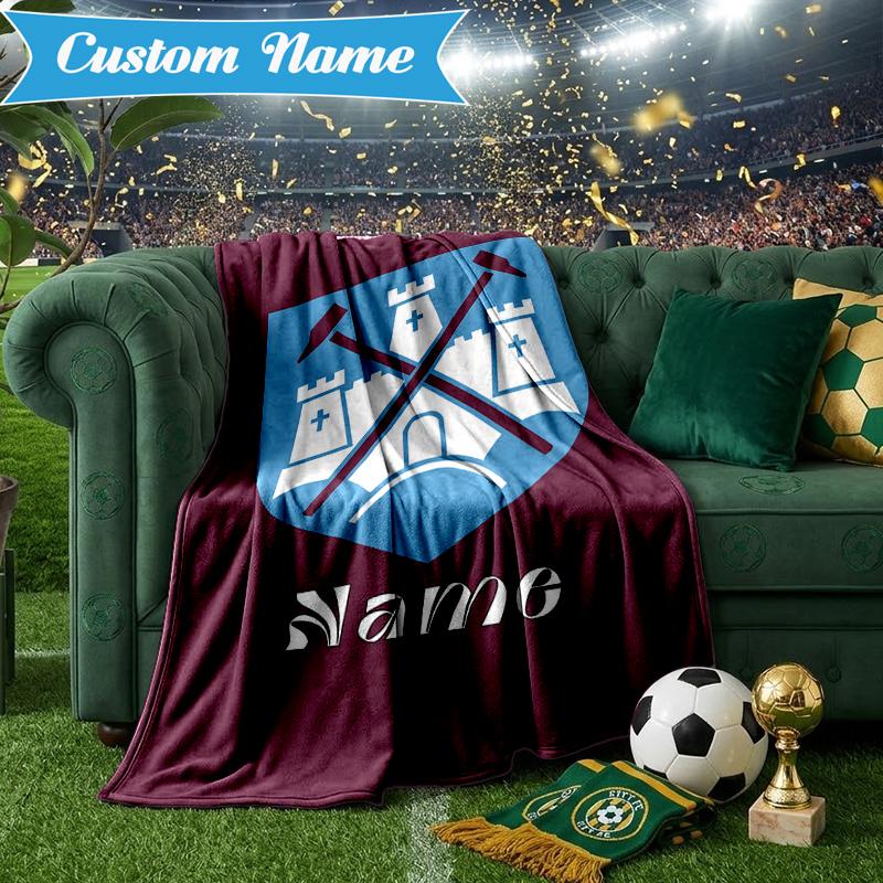 Custom Name Coat Arms hammer Blanket Lightweight Ideal Bedding Blanket Perfect for Travel, Camping, Living Rooms, Sofas, Christmas gift