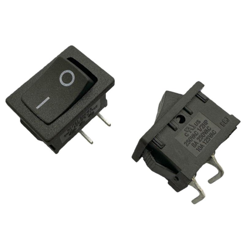 BEJ PS8A Высокотоковый 12А 2-позиционный клавишный переключатель с боковыми изогнутыми выводами