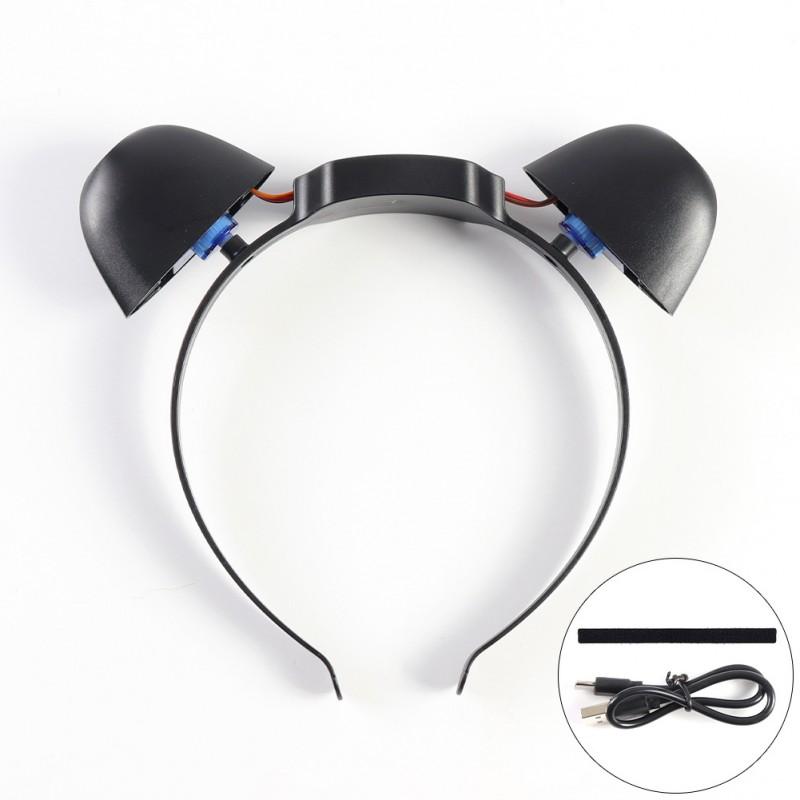 Animated Fox Ears Headband With Gravity Sensor Motor Zootopia Nick Cosplay Costume Adult Unisex Furry Ear Set Tail