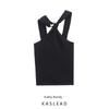 Kaslead New Arrival Women's Clothing Fashion Style Stylish Simple and Versatile Halter Silm Vest 4938106