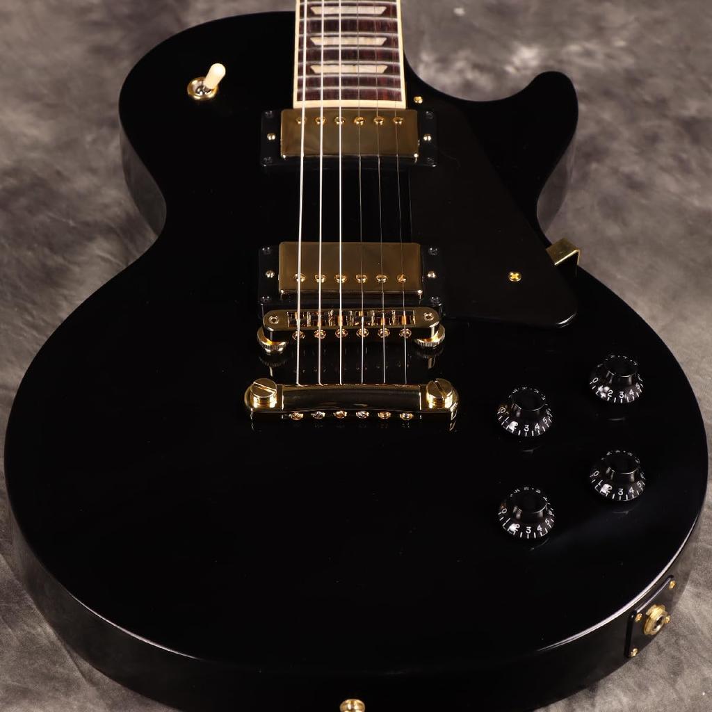 GIBSON USA/Exclusive Les Paul Studio with Gold Hardware Ebony [3.78kg][S/N 204350271]