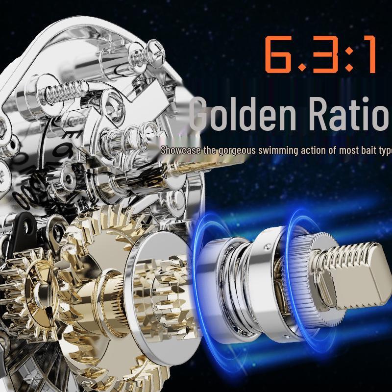 Ультра дальнобойная кастинговая катушка с защитой от перебегания, с глубокой/мелкой шпулей, для ловли на микро приманки