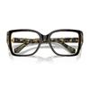 MICHAEL KORS Temple Logo Metal Acetyl Rectangular Optical Frame Men's Black Black 52