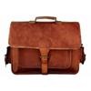 Men's Large Goat Leather Bag Messenger Real Satchel Genuine Laptop Briefcase