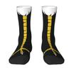 Custom Chicken Leg Men's Crew Socks Unisex Funny 3D Printed Cartoon Animal Dress Socks