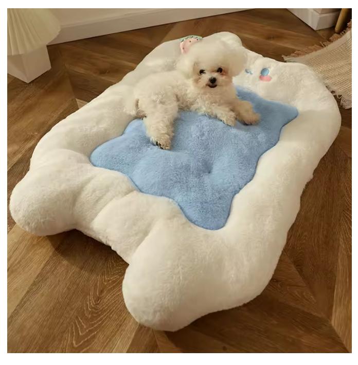 Cat Mat Cat Sleeping Cushion Cat Bed Pillow Mattress Pet Floor Mat Kennel Winter Warm Dog Mat Pet Supplies