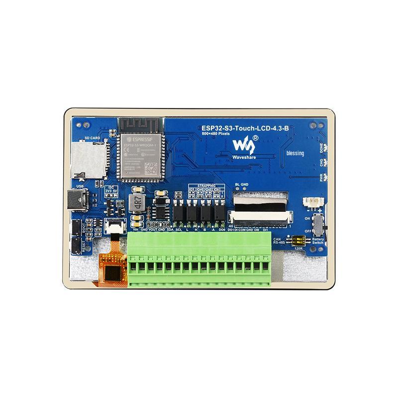 Отладочная плата ESP32-S3 с сенсорным экраном, 4,3-дюймовым ЖК-дисплеем, поддержкой LVGL, WiFi и Bluetooth