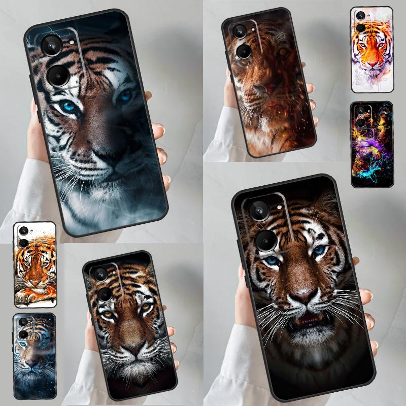 Чехол с изображением тигра для Realme 9 10 11 12 Pro Plus GT5 C67 C55 C53 C35 C33 C30 C25s C21Y C15 GT3 GT Neo 5