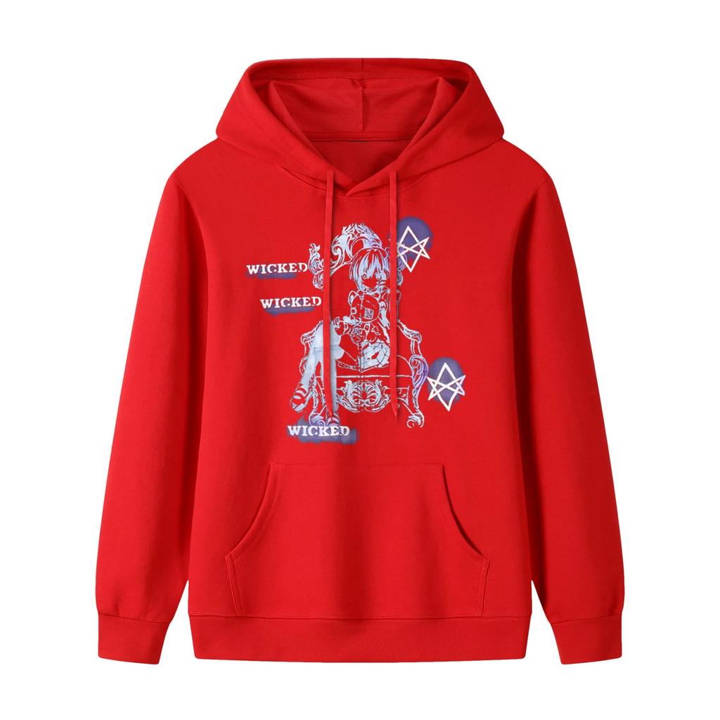 Толстовка с графическим принтом для унисекс и woУнисекс осень и зима толстовка с капюшоном Harajuku для унисекс ретро-куртка для уличной одежды