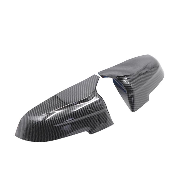 Чехол на зеркало с узором из углеродного волокна, черный чехол на зеркало, накладка для BMW 5, 6, 7 серии 5GT F10 F11 F07 F06 F12 F13 F01 F02 Alpina B5