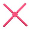 1pcs Kitchen Utility Foldable Cross Silicone Trivets Expandable Holder Collapsible and Non-Slip for Cooking Pots and Pans Table Mat
