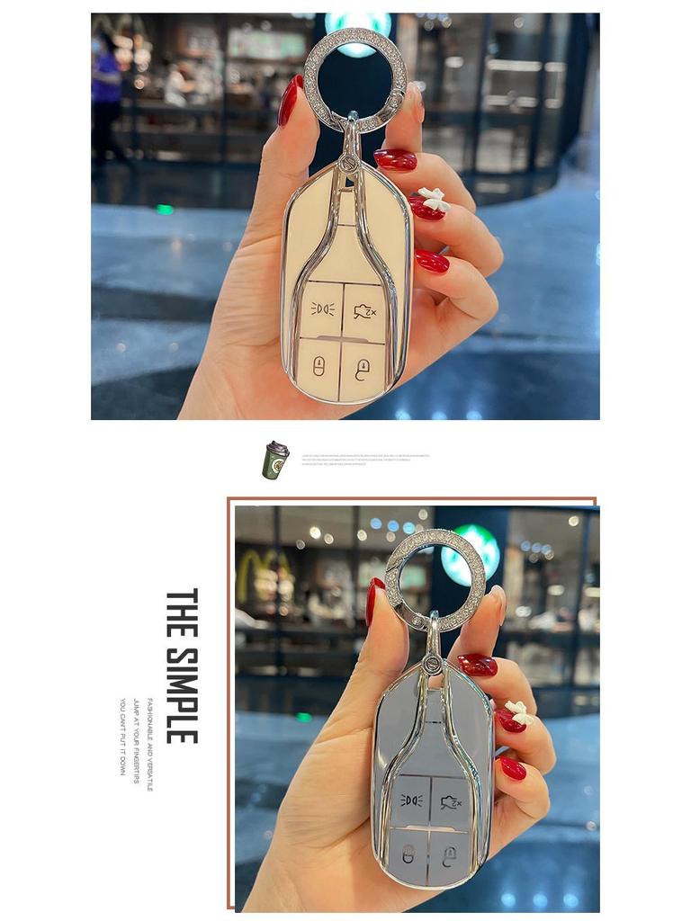 Women's Maserati Key Case for Levante and Ghibli Models - High-End Design