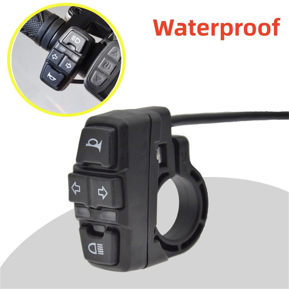 3 In 1 Electric Bike HeadLight Horn Turn Light Switch For Ebike Scooter Switch