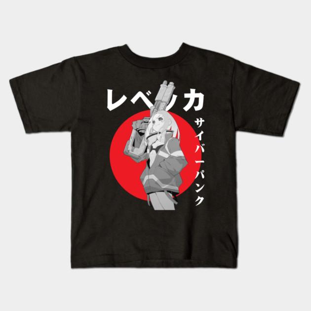 Boys Girls Soft Cotton Graphic Tees Rebecca Cyberpunk - Japanese T-shirt Breathable Daily School Wear Kids T-Shirts
