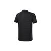Fila Однотонная трикотажная футболка-поло с коротким рукавом Golf Elite для мужчин, топы, глубокий черный A11M335116ABK