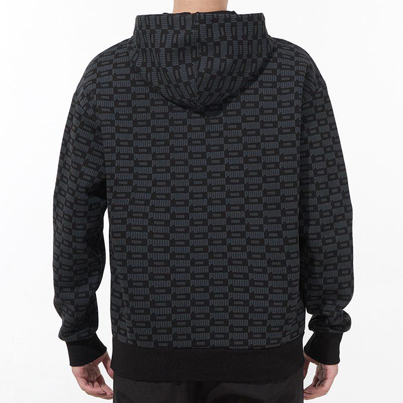 PUMA Sweatshirts Men's Black Hooded Moderate Regular 534409-01