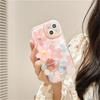 Ins корейский милый браслет с цветочным покрытием, мягкий чехол для телефона для Iphone 14 13 12 11 Pro Xs Max X Xr, браслет, противоударный чехол