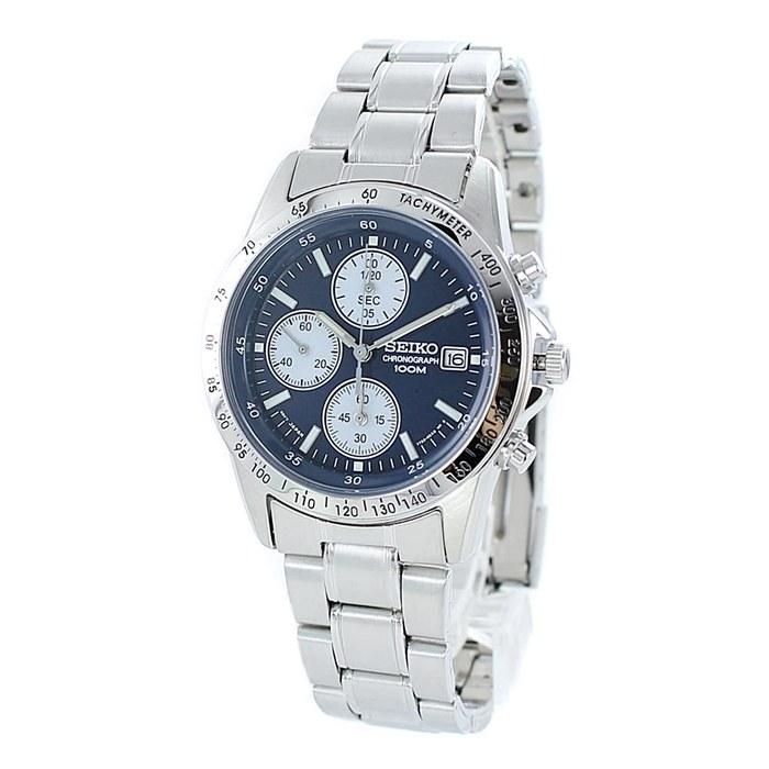Seiko Часы наручные мужские женские водонепроницаемые хронограф дата snd365pc
