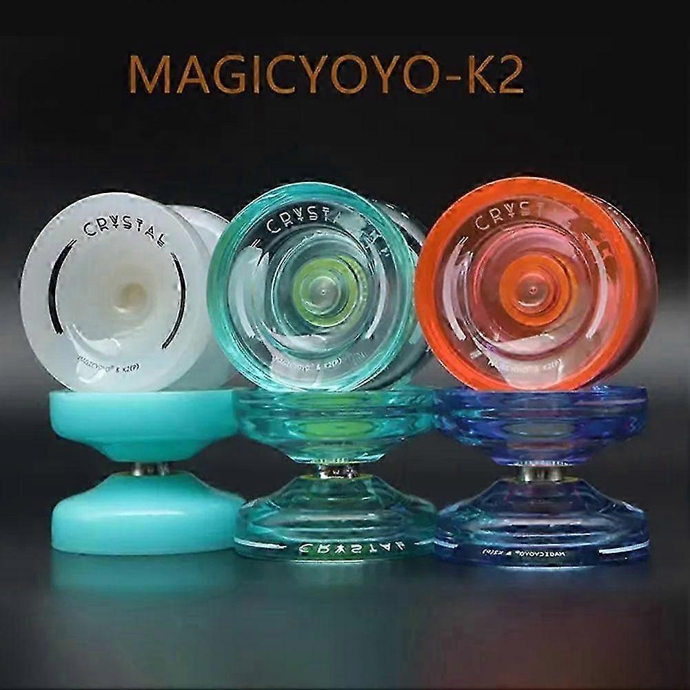Beginner Yo-Yo K2 Plastic Crystal Yo-Yo Professional Fancy Competition Ghost Hand Magic Yoyo