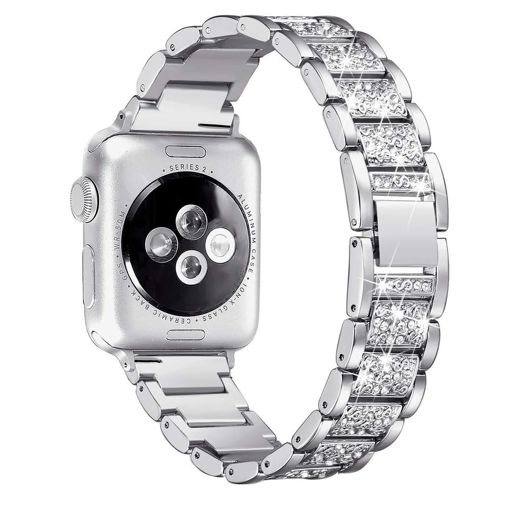 Ювелирный ремешок-цепочка для Apple Watch Band Ultra 49 мм, 40 мм, 44 мм, 42 мм, 38 мм, браслет-петля с бриллиантами на запястье, серия IWatch 8, 7, 6, 5, 4, 3 SE