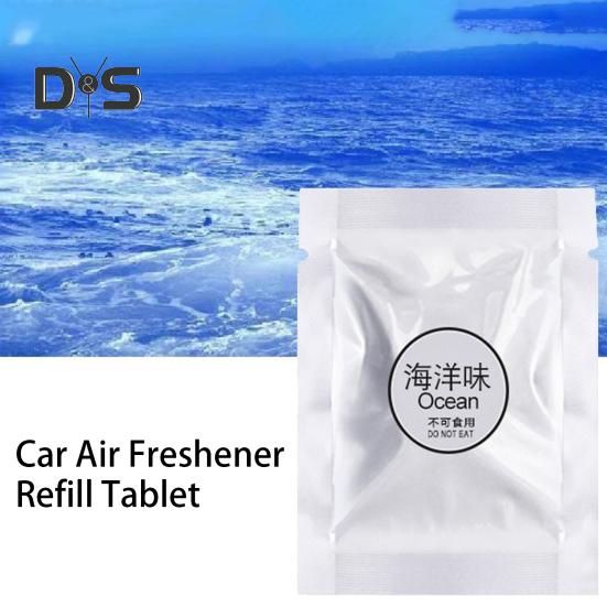 10Pcs PE Car Aromatherapy Tablets Refresh Your Ride with Customizable Fragrances Easy Install Scratch Free for All Car Models